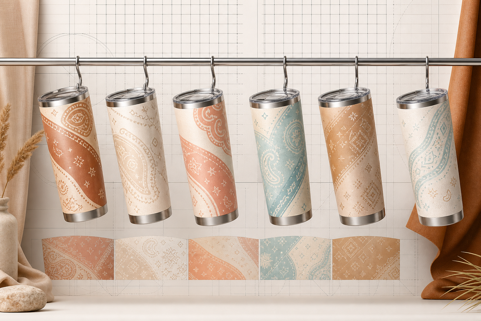 Western Tumbler Wraps